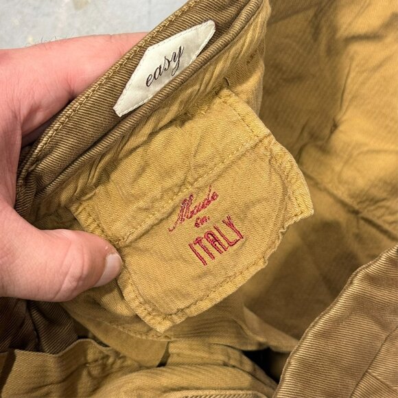 Briglia Easy Fit Corduroy Pants Brown Stretch Cotton Trousers Italy 30x33 - Picture 5 of 11